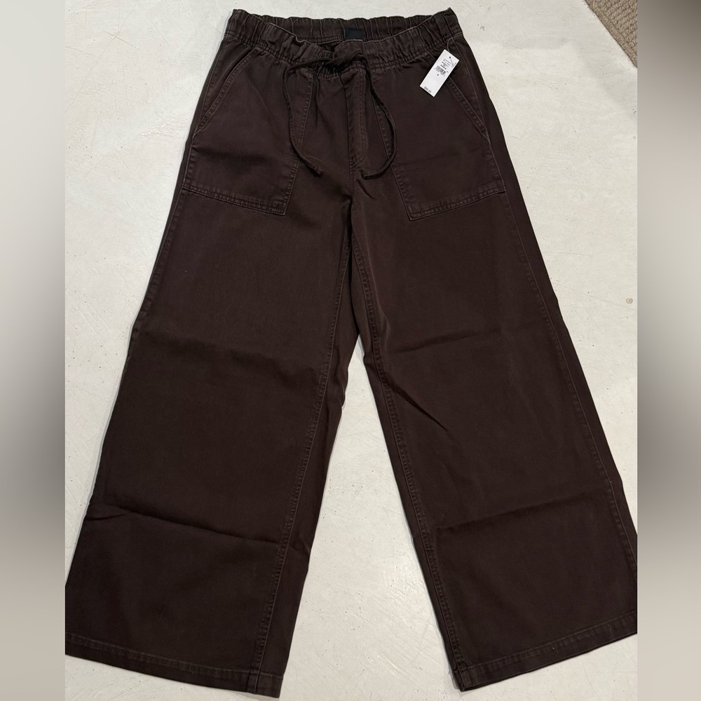 GAP Women's Dark Brown Wide-Leg Pants